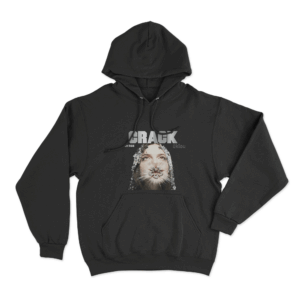 Oklou Crack Mag Unisex Hoodie Black