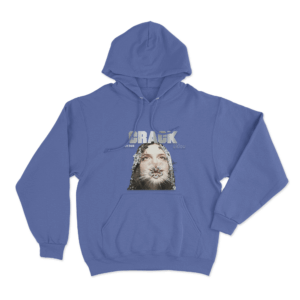 Oklou Crack Mag Unisex Hoodie Blue